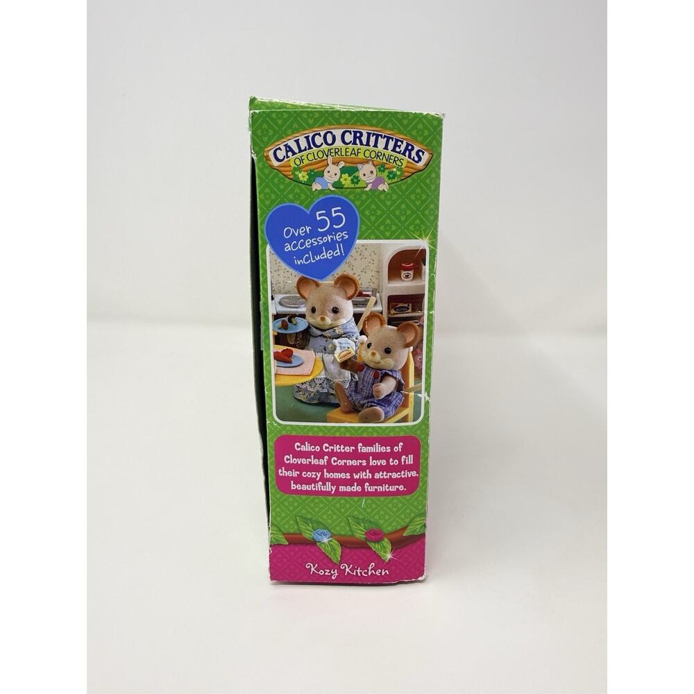 Calico Critters Kozy Kitchen Set 55 Pieces Epoch Boxed Incomplete - Picture 4 of 8